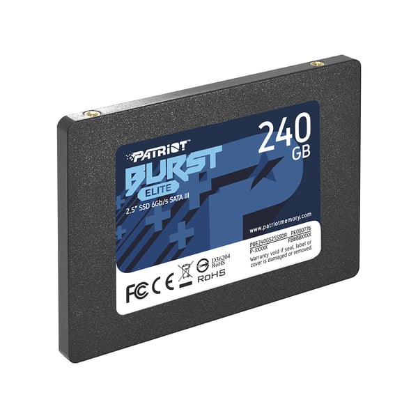 Miniatyrbillede 4 af 8: Patriot Memory Burst Elite 240 GB 2.5" Serial ATA III