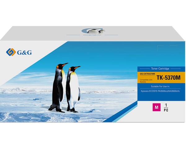 Miniatyrbillede 3 af 3: G&G NT-CKTK5370M-B-S1 tonerpatron 1 stk Kompatibel Magenta