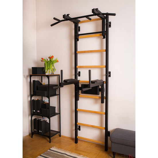 BenchK 5903317830498 chin up-stång 150 kg Svart, Trä Vägg