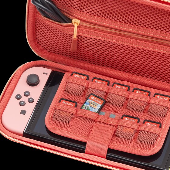 Miniatyrbillede 7 af 10: PowerA NSCS0303-01 transportabel spillekonsol etui Cover Nintendo Filt, Gummi Flerfarvet