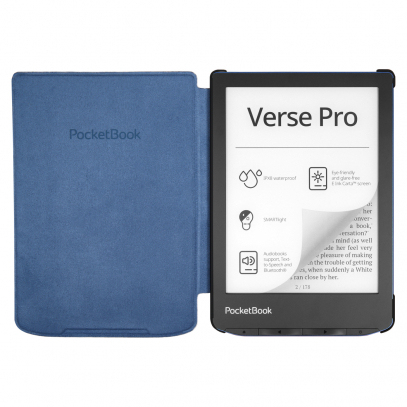 PocketBook H-S-634-F-WW e- bog etui 15,2 cm (6") Cover Blå, Hvid