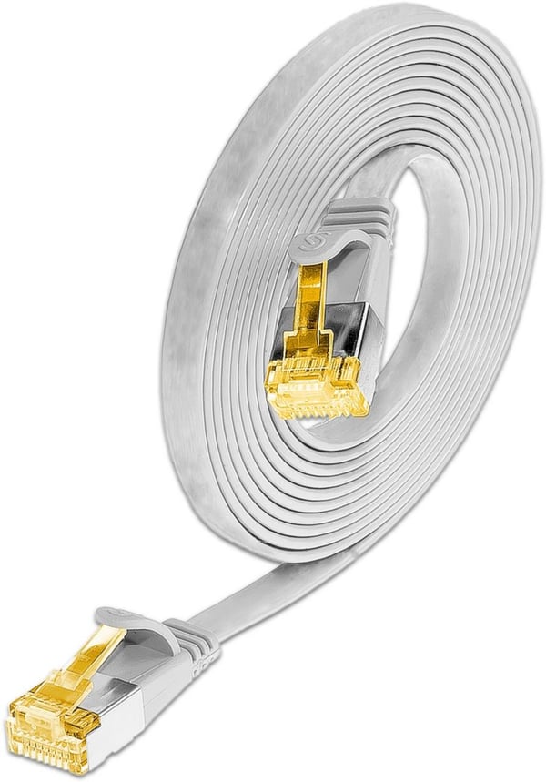 SLIM Patchcords Slim U/FTP netværkskabel Hvid 3 m Cat6a U/FTP (STP)
