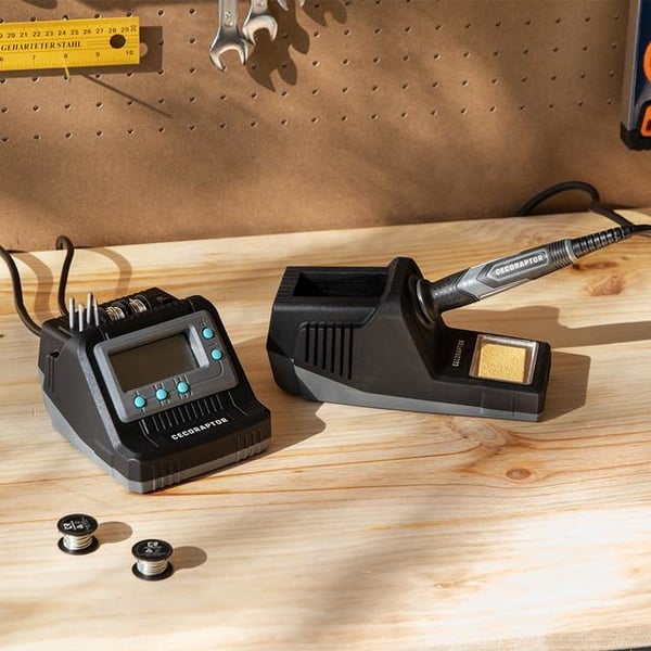 Cecotec CecoRaptor Perfect SolderStation 600 Advance AC-kolvi 400 °C Musta