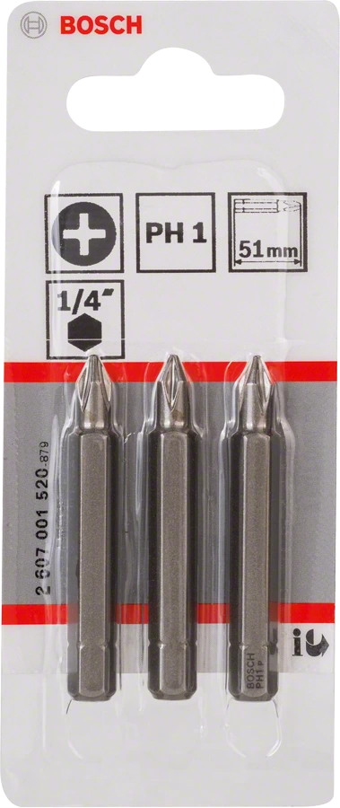 Bosch 2 607 001 520 skruetrækker bit 3 stk
