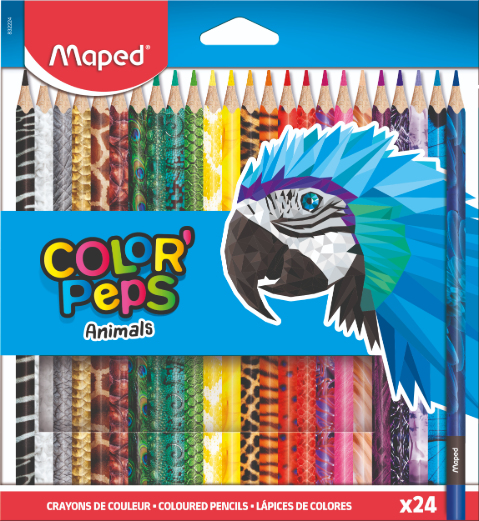Maped Colour'Peps Blandade färger 24 styck Maped Colour'Peps Blandade färger 24 styck