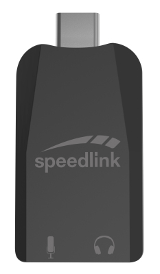 SPEEDLINK USB-C Lydkort VIGO sort detail - Lydkort