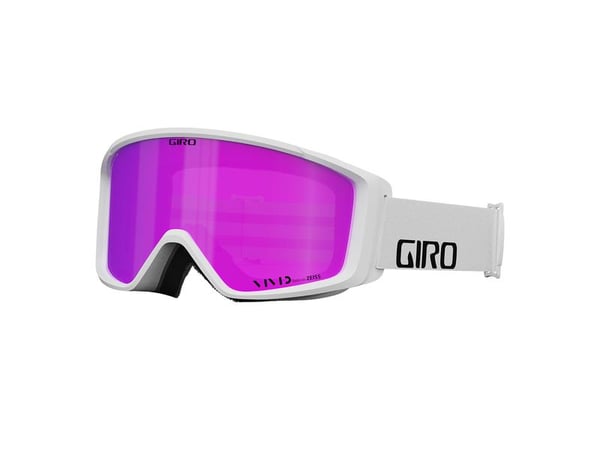 Giro Index 2.0 slalomglasögon Vit Unisex Rosa Cylindrisk (flat) glas