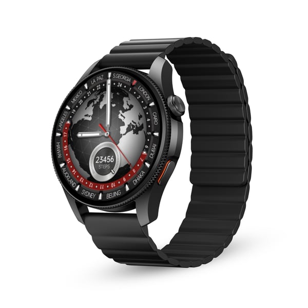 Miniatyrbillede 3 af 8: Ksix BXSW33N Smartwatch og sportsur 3,63 cm (1.43") AMOLED Digital 466 x 466 pixel Berøringsskærm Sort GPS (satellit)