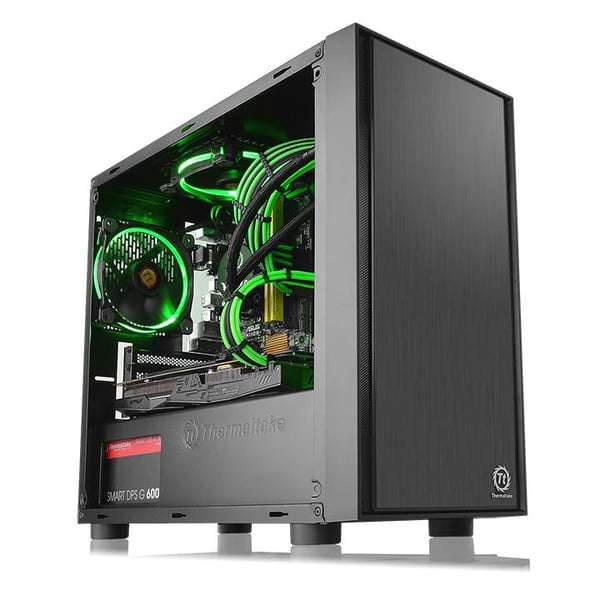 Thermaltake Versa H17 Window Micro Tower Svart