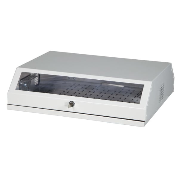 Miniatyrbild 1 av 6: EFB Elektronik 691703V rack 8U Väggmonterad rack Vit