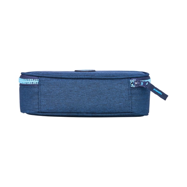 Herlitz beatBox ABC Blue/Turquoise Mjukt pennfack Polyester Mörkblå, Turkos
