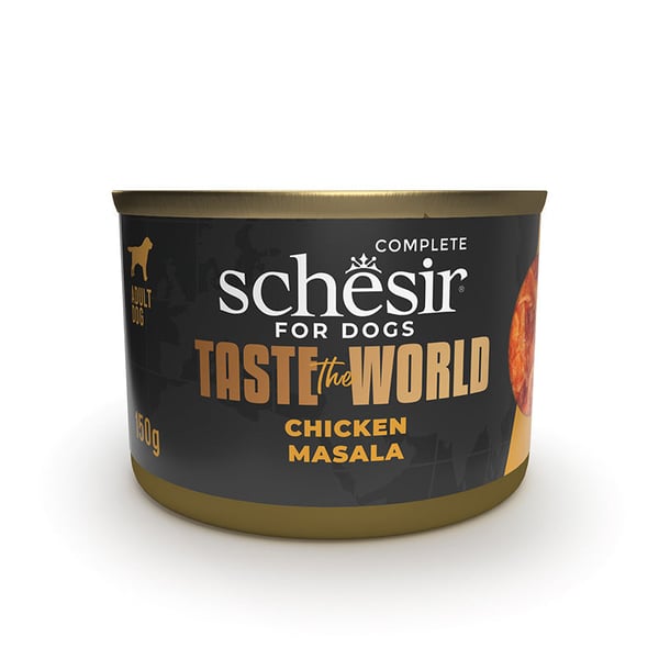 Pikkukuva 1 / 3: Schesir 22115403 Porkkana, Kana, Tomaatti, Punainen riisi Aikuinen 150 g