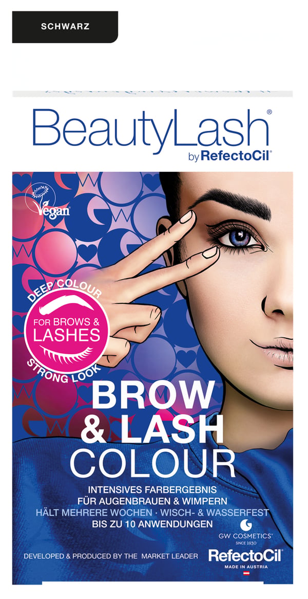 BeautyLash Brow & Lash Colour Hiusväri Musta 3,5 ml