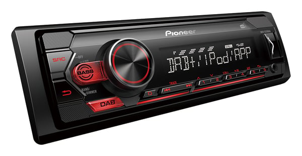 Pioneer MVH-S220DAB auton mediavastaanotin Musta 200 W