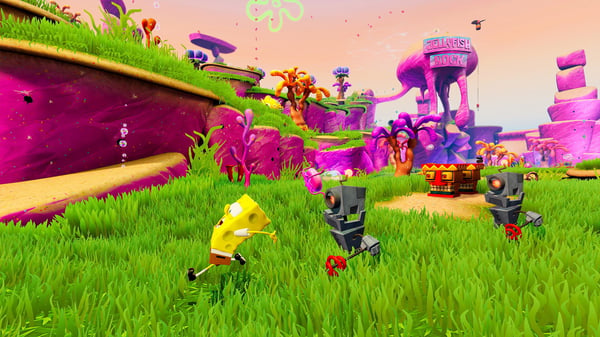 THQ Nordic Spongebob SquarePants : Battle for Bikini Bottom - Rehydrated - Shiny Edition Kokoelma Saksa, Englanti, Yksinkertaistettu kiina, Korea, Espanja, Ranska, Italia, Japani, Puola, Portugali,