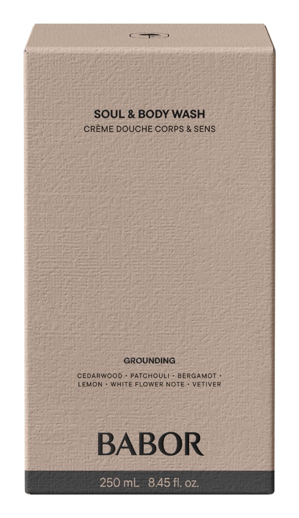 Miniatyrbillede 3 af 4: BABOR Soul & Body Wash Grounding 250 ml Badesæbe Kvinder Krop Patchouli, Cedertræ, Bergamot, Vetiver
