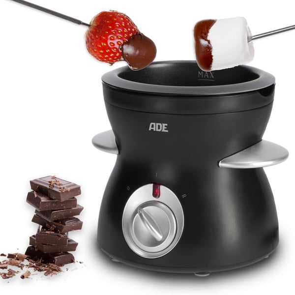 Miniatyrbild 3 av 4: ADE KG2352 fondueset 0,5 l Svart, Silver 6 personer