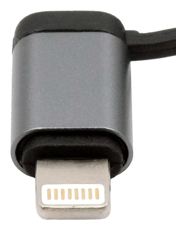 EXSYS EX-K1403-2 USB-kablar USB 2.0 1 m USB A USB C 0,48 Gbit/s Svart, Grå