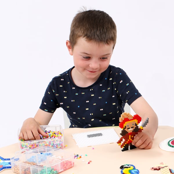 Pikkukuva 5 / 7: Hama Beads 201-18 helmi Putkihelmi Musta 3000 kpl