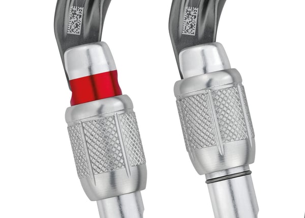 Petzl M36A SL karabinhage til klatring Låsekarabin D-formet Aluminium Grå 1 stk