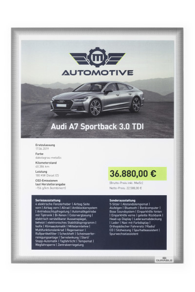 Durable 501457 dokumentholder Anthracit, Transparent