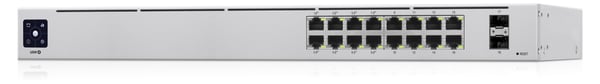 Ubiquiti UniFi 16-Port PoE Administreret L2/L3 Gigabit Ethernet (10/100/1000) Strøm over Ethernet (PoE) 1U Sølv