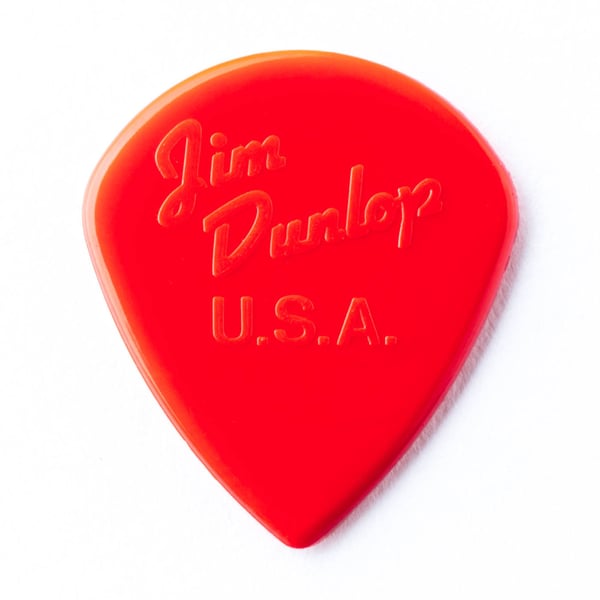 Dunlop Manufacturing 47P3N gitarrplektrum 6 styck Nylon Röd