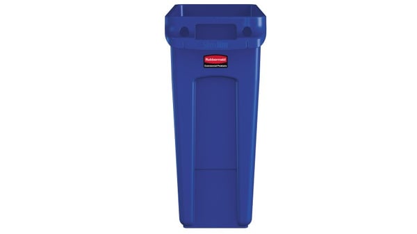 Rubbermaid 1971257 papperkorgar 60 l Rektangulär Harts Blå