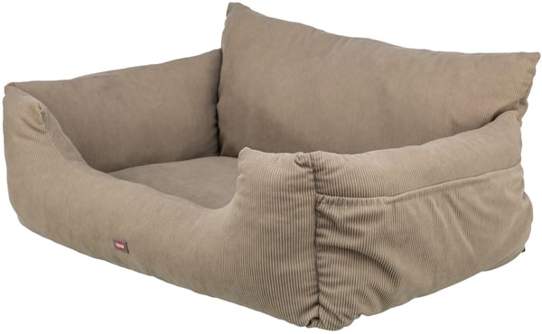 Miniatyrbild 1 av 6: TRIXIE 13221 hundskydd för bilsäte och bagageutrymme Säkerhetsbälte för bil Polyester Beige