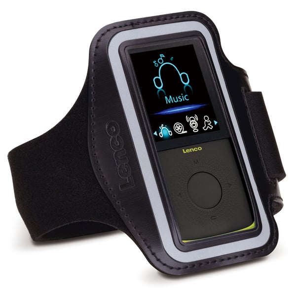 Lenco PODO-153 MP3-spelare 4 GB Svart, Lime