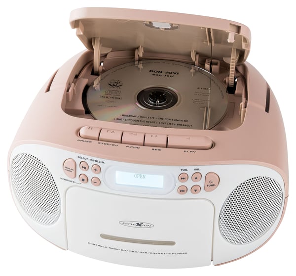Reflexion RCR2260DAB radio Bærbar Hvid, Lyserød
