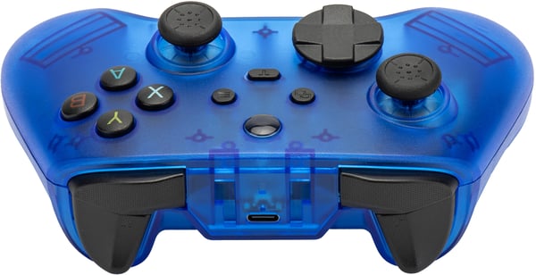 Pikkukuva 2 / 3: Qubick COSW0017 peliohjain Musta, Sininen Bluetooth Pad-ohjain Analoginen/Digitaalinen Nintendo Switch 2, PC