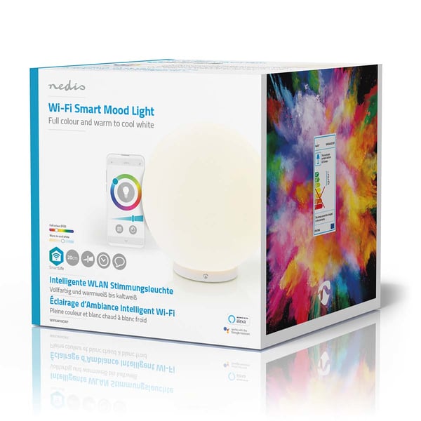 Nedis WIFILM10CWT intelligent belysning Intelligent bordlampe Wi-Fi 5 W