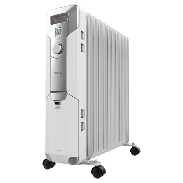 Cecotec 05884 varmeapparat Indendørs Hvid 2500 W Olie elektrisk områdevarmer Cecotec 05884 varmeapparat Indendørs Hvid 2500 W Olie elektrisk områdevarmer
