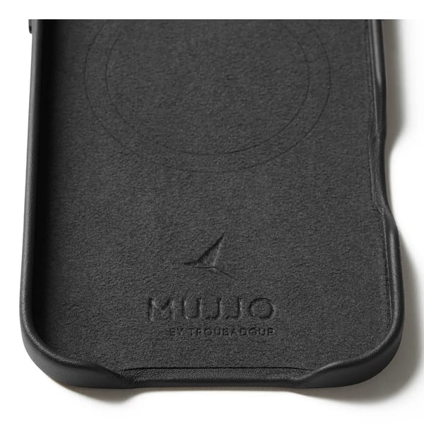 Mujjo MUJJO-CL-065-BK mobiltelefon etui 16,5 cm (6.5") Cover Sort