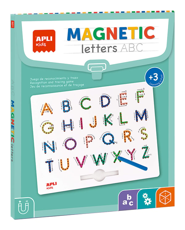 APLI Kids ABC letters magnettavle og tilbehør 315 x 258 mm Hvid APLI Kids ABC letters magnettavle og tilbehør 315 x 258 mm Hvid