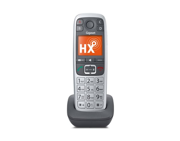 Miniatyrbild 1 av 10: Gigaset E560HX Analog telefon/DECT-telefon Namn och uppringnings-ID Grå, Silver