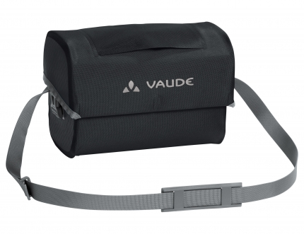 Miniatyrbillede 1 af 3: VAUDE Aqua Box Front Cykeltaske 6 L Polyamid, Polyester, Termoplastisk polyurethan (TPU) Sort