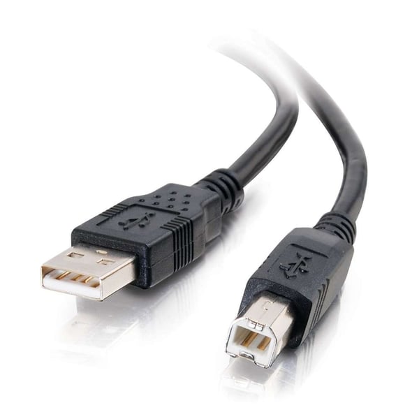 C2G 28101 USB-kabel USB 2.0 1 m USB A USB B 0,48 Gbit/sek. Sort C2G 28101 USB-kabel USB 2.0 1 m USB A USB B 0,48 Gbit/sek. Sort