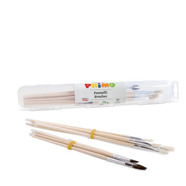 Primo 1239PTQ10 kunst malerpensel 10 stk