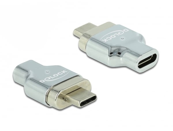 DeLOCK 66433 kabelomvandlare (hane/hona) Thunderbolt 3/ USB C Silver