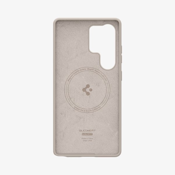 Spigen Silicone Fit (MagFit) matkapuhelimen suojakotelo 17,5 cm (6.9") Suojus Luonnollinen
