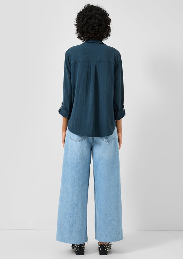 s.Oliver 2175165.5820.36 skjorte & top Bluse Langærmet Polyester