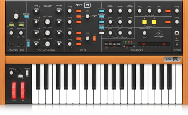 Behringer POLY D synthesizer Analog synthesizer 37 Sort