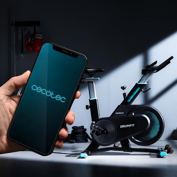 Miniatyrbillede 7 af 8: Cecotec DrumFit Indoor 7000 Magnetisk cykeltræner