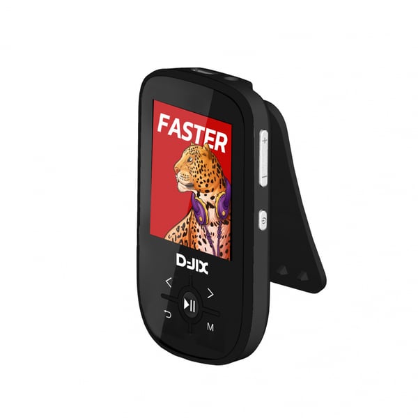 D-Jix C100 MP3/MP4-spelare MP3-spelare 8 GB Svart