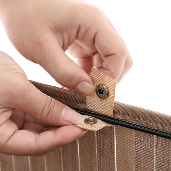 Songmics LCB10Y tvättkorg Rektangulär Bamboo Trä