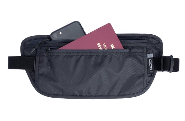 Miniatyrbillede 1 af 6: Cocoon YTWW-124 tegnebog, kortholder og rejsedokumentholder Rejsepung Sort Maske, Polyester, Termoplastisk polyurethan (TPU)