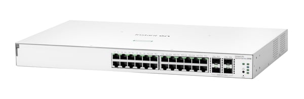 HPE Aruba Networking Networking Instant On Switch 24p Gigabit CL4 PoE 4p SFP+ 195W 1930 Administreret L2/L3/L4 Gigabit Ethernet (10/100/1000) Strøm over Ethernet (PoE) 1U Hvid