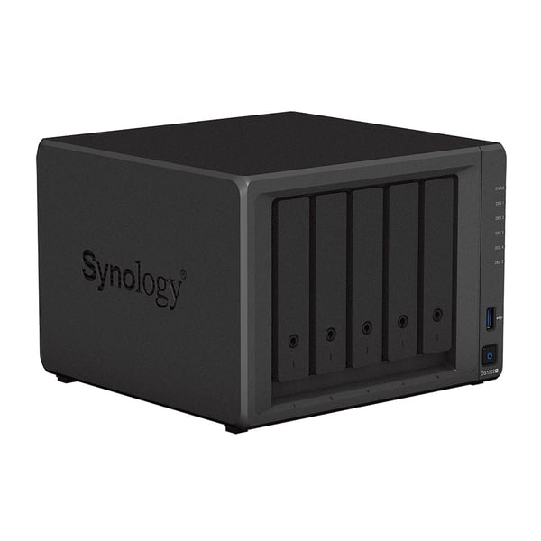 Miniatyrbild 2 av 7: Synology DiskStation DS1522+ NAS- & lagringsservrar Tower AMD Embedded R-Series SoC R1600 8 GB DDR4 0 TB DiskStation Manager Svart